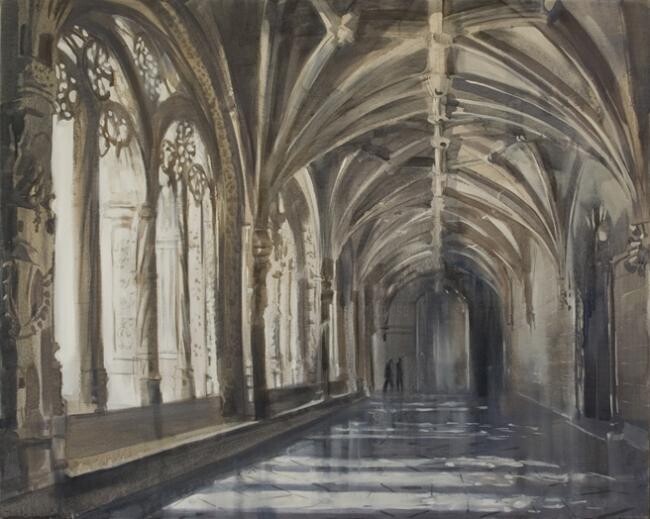 Morning in the Cloister