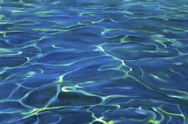 The blue sea