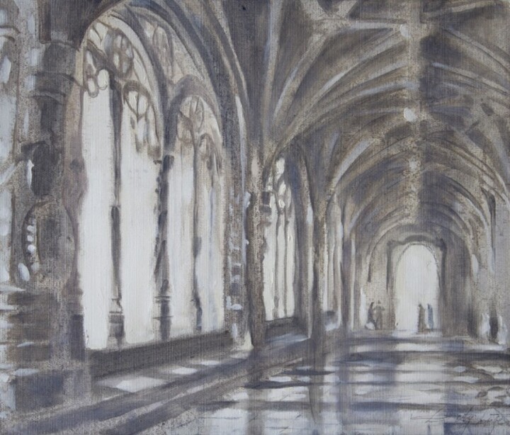 Morning in cloister